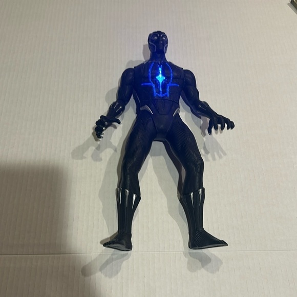 Other - Black panther black silver figurine that makes a noise when you twist the waist